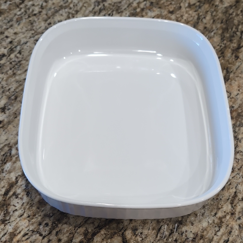Corning Ware French White F21-B 4.5 Liter 11 X 14 Open Roaster Lasagna Casserole